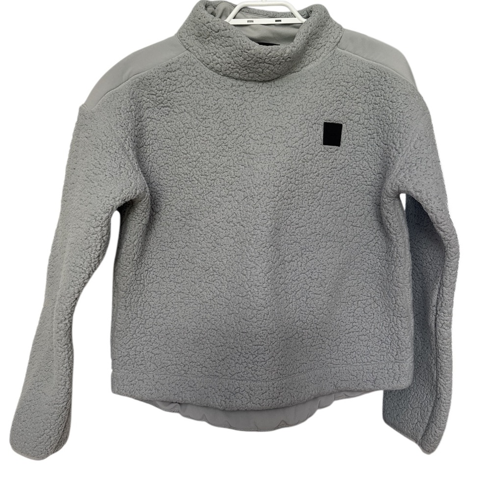 Under Armour Women's Grey/Baby Blue Sherpa Sweater